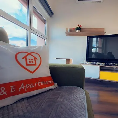 Modern Mountain View P&e Netflix Included Apartment Tirana